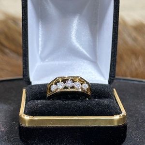 Gold Diamond Ring